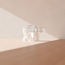 Ibride - JUNE - Petite bibliothèque ours blanc 