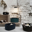 Muuto - RESTORE - Panier rond bleu nuit