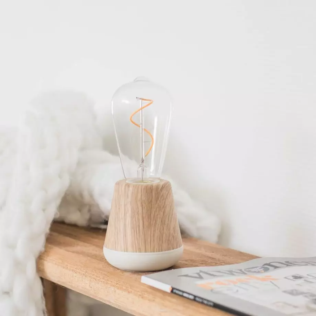 Humble - ONE - Lampe rechargeable chêne