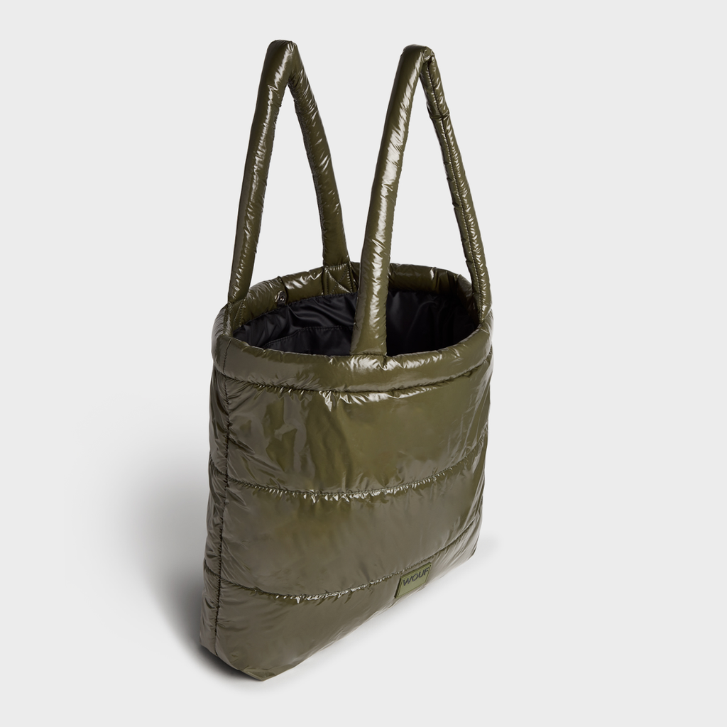 Wouf - GLOSSY - Tote bag kaki