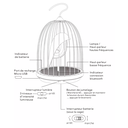 DaqiConcept - JINGOO - Enceinte lumineuse Silver Swan