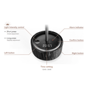 DaqiConcept - CHIRP - Réveil lumineux Black Silver