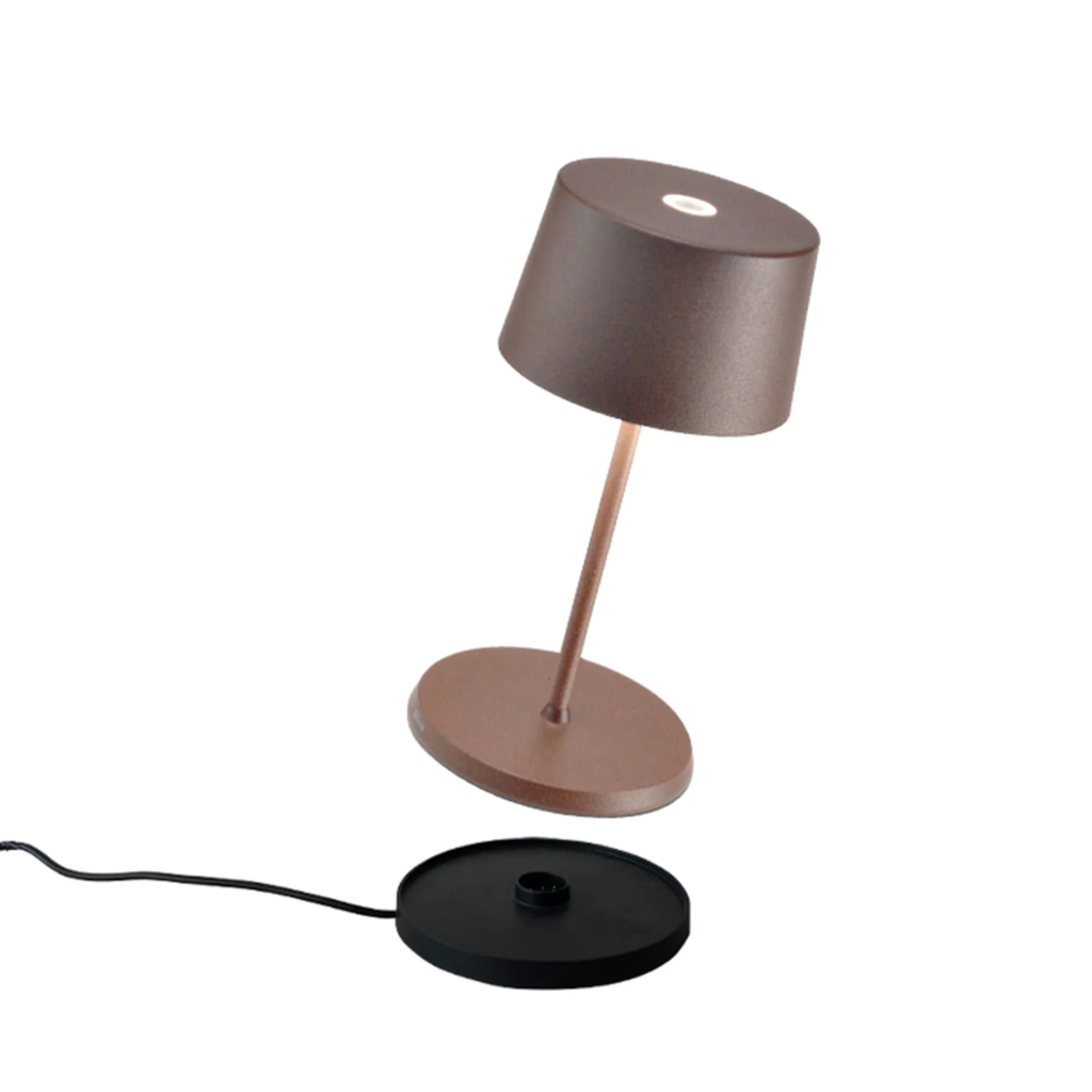 Zafferano - OLIVIA - Lampe rechargeable corten