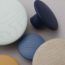 Muuto - DOTS - Set de 5 patères en bois noir