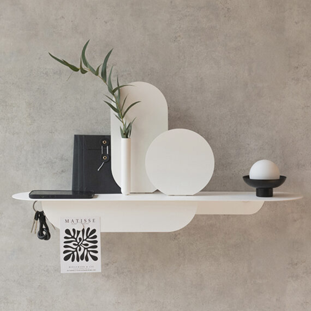 Mlle Jo - SIMPLY - Etagère blanche sans miroir