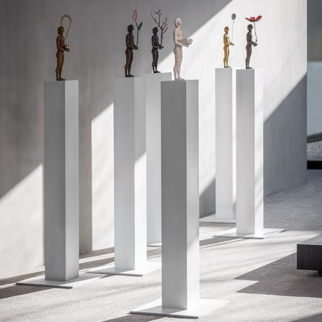 Gardeco - Statue en bronze "The question" 12/75 - THOUGHTS