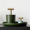 XLBOOM - CARRY AWAY - Presse papier marbre vert/or