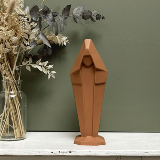 Monochromic - Vierge en céramique petit modèle "DIVINE" (Terracotta)