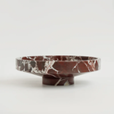 Kiwano - Plat en marbre rosso levanto