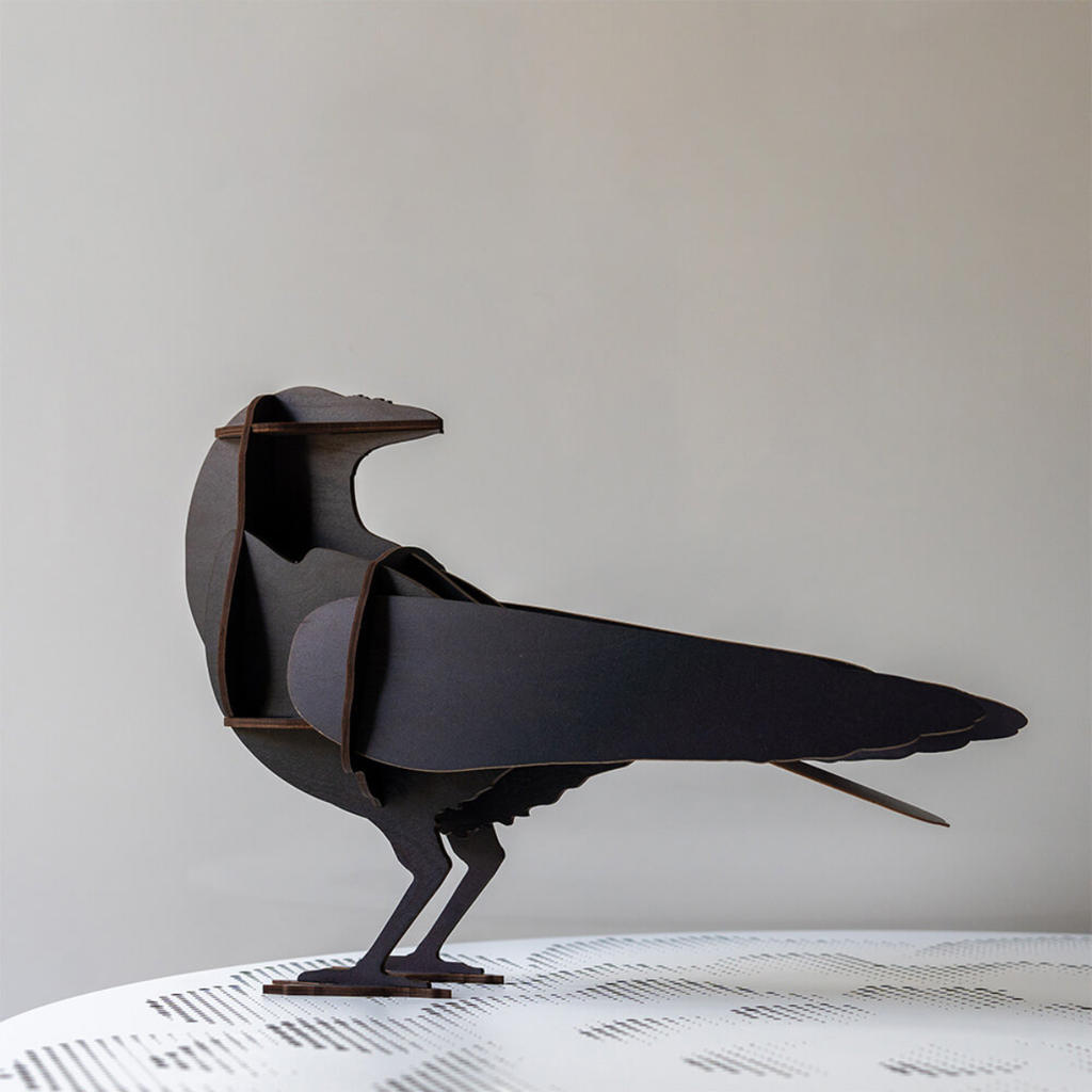 Ibride - Corbeau décoratif "GUSTAV"