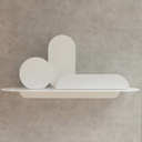Mlle Jo - Etagère blanche en métal modulable "SIMPLY"