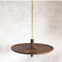 Mlle Jo - Noyer 38 cm tige laiton "TOUPY"
