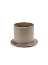 Valerie_objects - Plat taupe "DISHES TO DISHES"