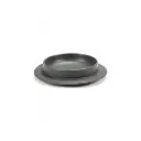 Valerie_objects - Plat gris anthracite "DISHES TO DISHES"