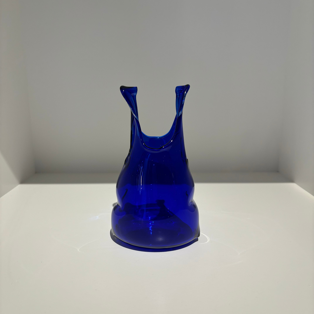 Anvi - Vase bleu royal XS "SACCROCHER"