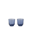 Muuto - Set de 6 verres bleu "RAISE"