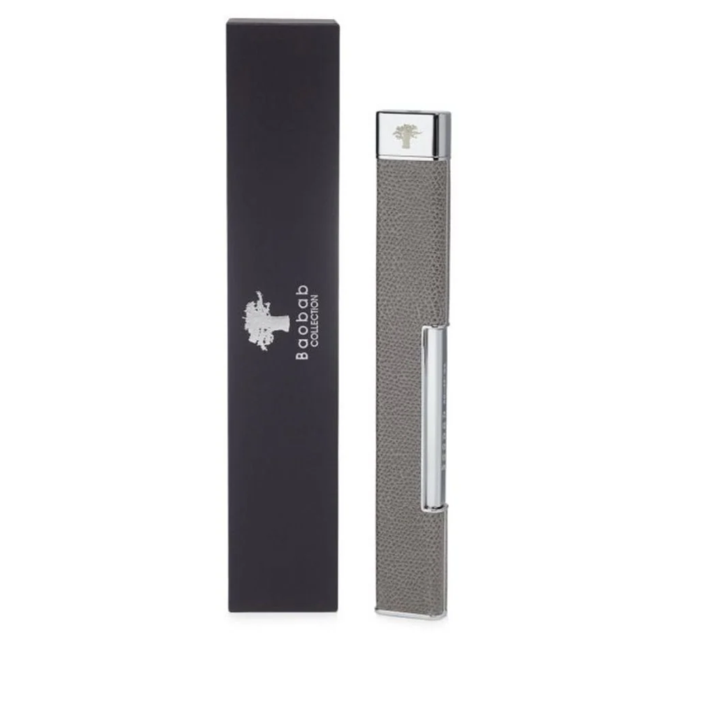 Baobab - Briquet cuir à grain gris