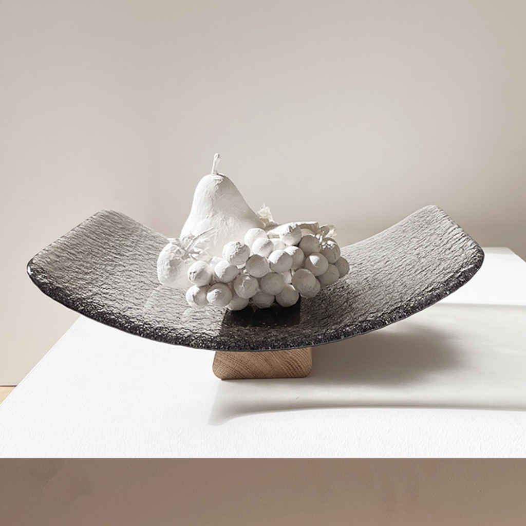 Mlle Jo - Plateau gris "LOUPY"
