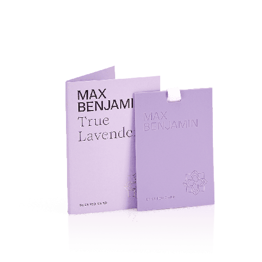 Max Benjamin - Carte parfumée "TRUE LAVENDER"