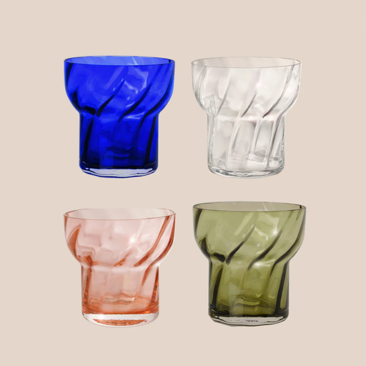 Margaux Keller - Set de 4 petits verres "PARASOL"