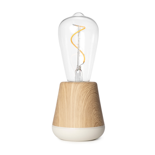 Humble - Lampe rechargeable chêne "ONE"