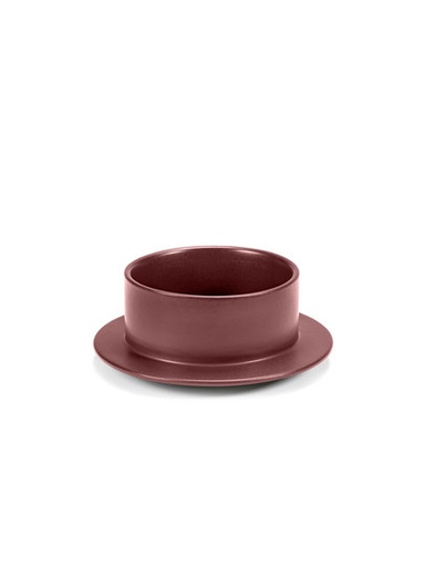 Valerie_objects - Plat rouge "DISHES TO DISHES"
