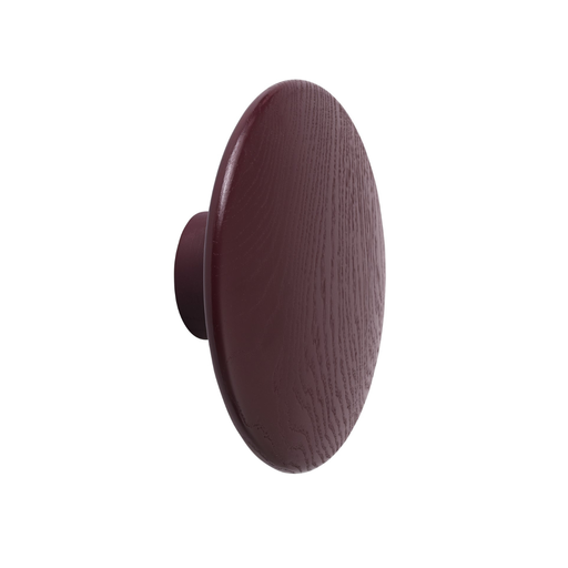 Muuto - Patère en bois bordeaux "DOTS"