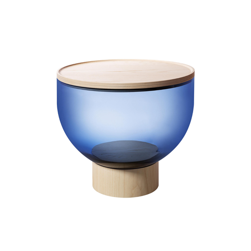 Miniforms - Table basse frêne/bleu "MASTEA"