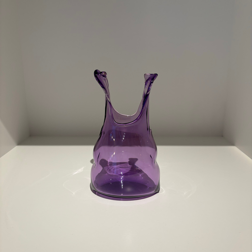Anvi - Vase améthyste bleu XS "SACCROCHER"