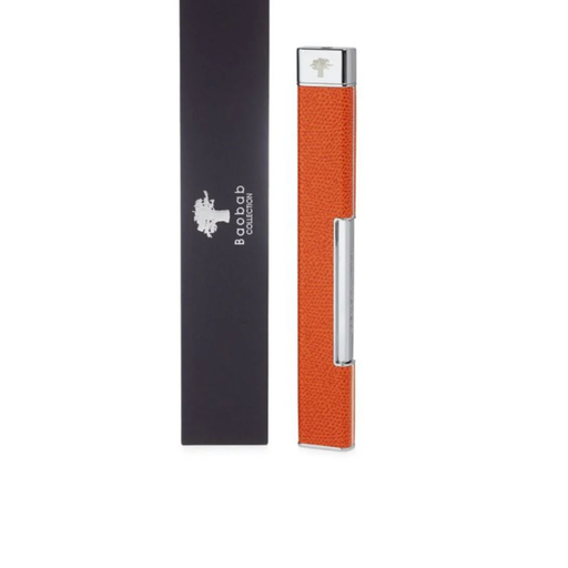 Baobab - Briquet cuir à grain orange