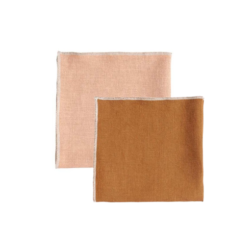 Haomy - Set de 2 serviettes de table "VENISE"