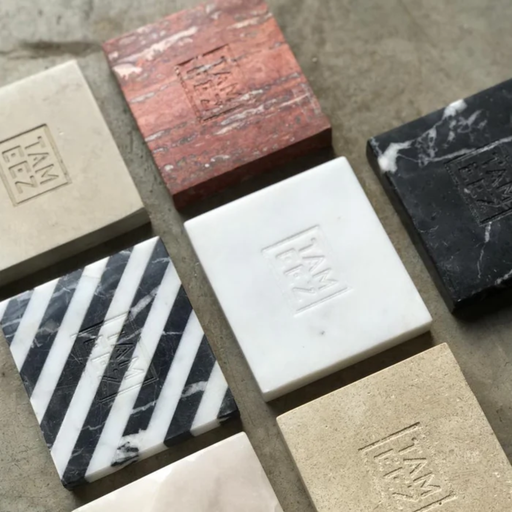Tameez - Porte savon en marbre recyclé